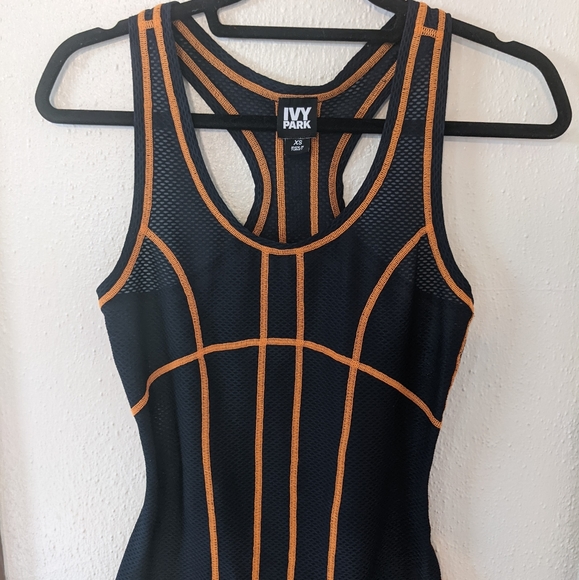 Ivy Park Beyonce Back and Orange Mesh Tank Top ❤️🔥 X-Small - Picture 1 of 2